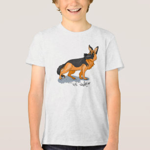 “Cute Puppy Tri-Blend T-shirt – Zachte T-shirt voo