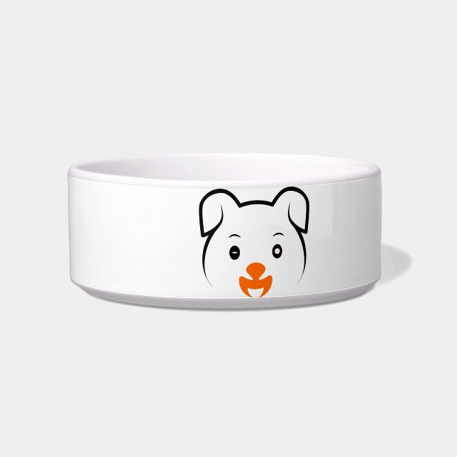 Cute Puppy Voerbakje (Links)