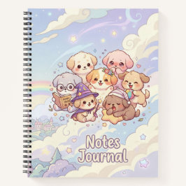 Cute Puppy Vrienden Notities Journaal Notitieboek