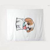 Cute Puppy Wandkleed (Voorkant (horizontaal))
