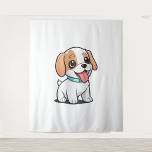 Cute Puppy Wandkleed