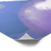 Cute Puppy with Balloons & Stars Poster (Hoek)