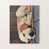 Cute Puppy Yellow Labrador Legpuzzel (Verticaal)