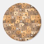 Cute Pups Magneet (Voorkant)