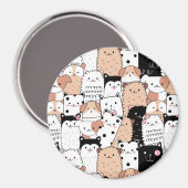 Cute Pups Magneet (Voorkant / Achterkant)