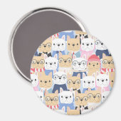 Cute Pups Magneet (Voorkant / Achterkant)