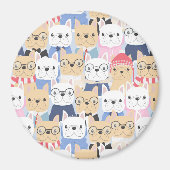 Cute Pups Magneet (Voorkant)