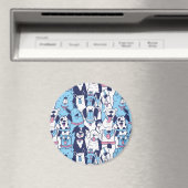 Cute Pups Magneet (Insitu (Vaatwasser))