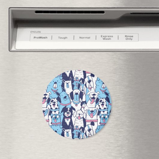 Cute Pups Magneet (Insitu (Vaatwasser))