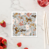 Cute Pups Napkins Servet (Insitu)