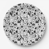 Cute Pups Paper Bord (Voorkant)