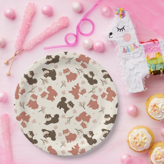 Cute Pups Paper Bord (Feest)