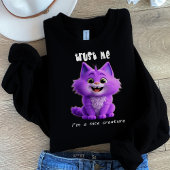 Cute Purple Cat | Trust Me I'm a Nice Creature  Trui