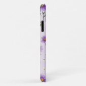 Cute Purple Daisies Floral Aesthetic Phone Case (Achterkant/rechts)