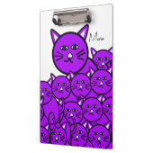 Cute Purple Kitten Cats Clipboard  Klembord (Links)