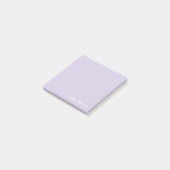 Cute Purple Name Mini Post-it® Notes (Schuin)