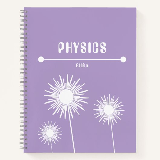 Cute purple Notebook Notitieboek (Voorkant)