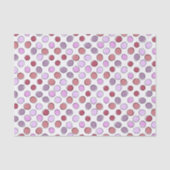Cute Purple Spotty Pattern Tissuepapier (Voorkant)
