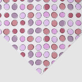 Cute Purple Spotty Pattern Tissuepapier (Detail)