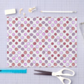 Cute Purple Spotty Pattern Tissuepapier (Craft)