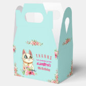Cute Purrfect Kat Kittens Verjaardagsfeestje Bedankdoosjes (Geopend)