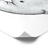 Cute Puzzle Elephant Mam Autisme Awareness Poster (Hoek)