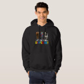 Cute Puzzle Koe Het is oké om een ander autisme te Hoodie (Voorkant volledig)