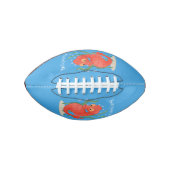 Cute pygmy seahorse cartoon american football (Voorkant)