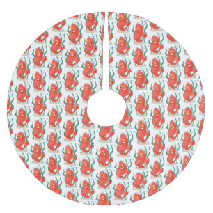 Cute pygmy seahorse cartoon kerstboom rok