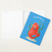 Cute pygmy seahorse cartoon planner (Display)