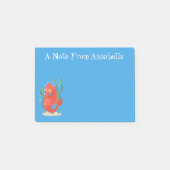 Cute pygmy seahorse cartoon post-it® notes (Voorkant)