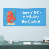 Cute pygmy seahorse cartoon spandoek (Beurs)