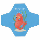 Cute pygmy seahorse cartoon voetbal (Enkel)