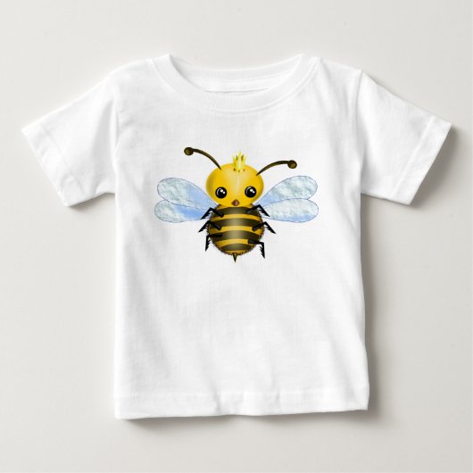 Cute Queen Bee Baby T-Shirt (Voorkant)