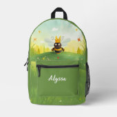 Cute Queen Bee Bedrukte Rugzak (Voorkant)