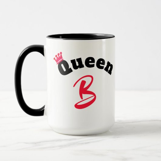 Cute Queen Bee Coffee Mok (Links)
