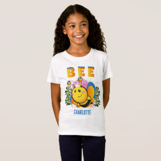 Cute Queen Bee Colorful, liefdadig gepersonaliseer T-shirt
