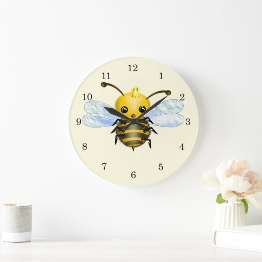 Cute Queen Bee Grote Klok (Huis)