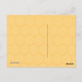 CUTE QUEEN BEE HORIZONTAL BRIEFKAART (Achterkant)