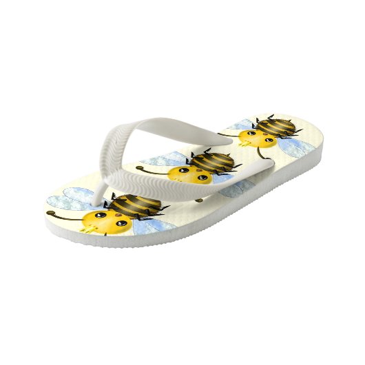 Cute Queen Bee Kinder Teenslippers (Schuin)