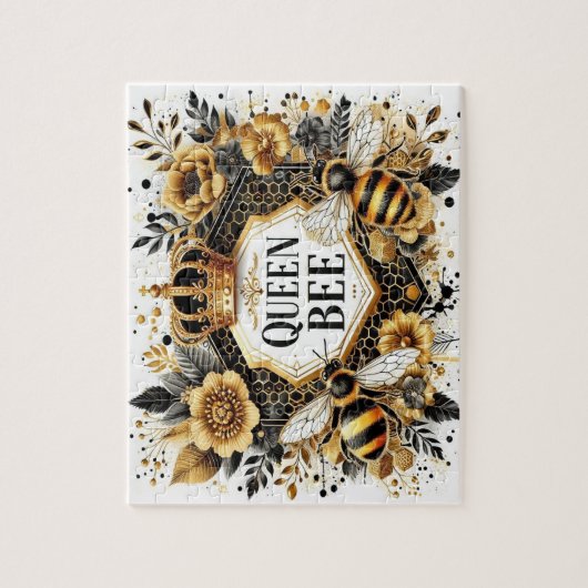 Cute Queen Bee Legpuzzel (Verticaal)