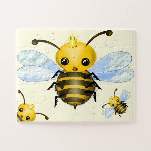 Cute Queen Bee Legpuzzel (Horizontaal)