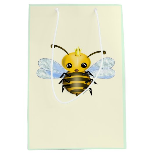 Cute Queen Bee Medium Cadeauzakje (Voorkant)