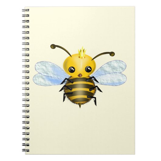 Cute Queen Bee Notitieboek (Voorkant)