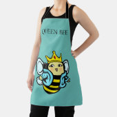 Cute Queen Bee Personalize Apron Schort (Insitu)