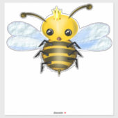 Cute Queen Bee Sticker (Vel)