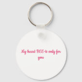 cute queen bee valentine sleutelhanger (Achterkant)