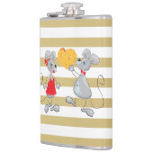 Cute Quirky Whimsical Mouses-Stripes Heupfles (Links)