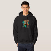 Cute Quokka for kangaroo  Colorful pop Hoodie (Voorkant volledig)