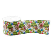Cute Quokka Kerstmis Grosgrain Lint (Spoel)